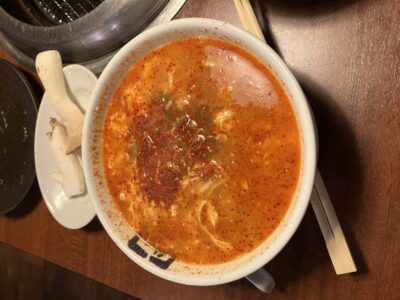 ユッケジャンスープ