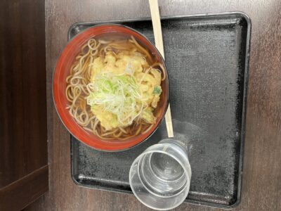 冷しかき揚げそば