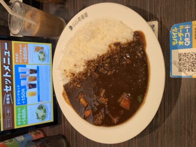 牛カレーハーフやさい